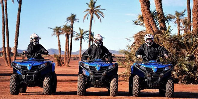 Quad dans la Palmeraie de Marrakech